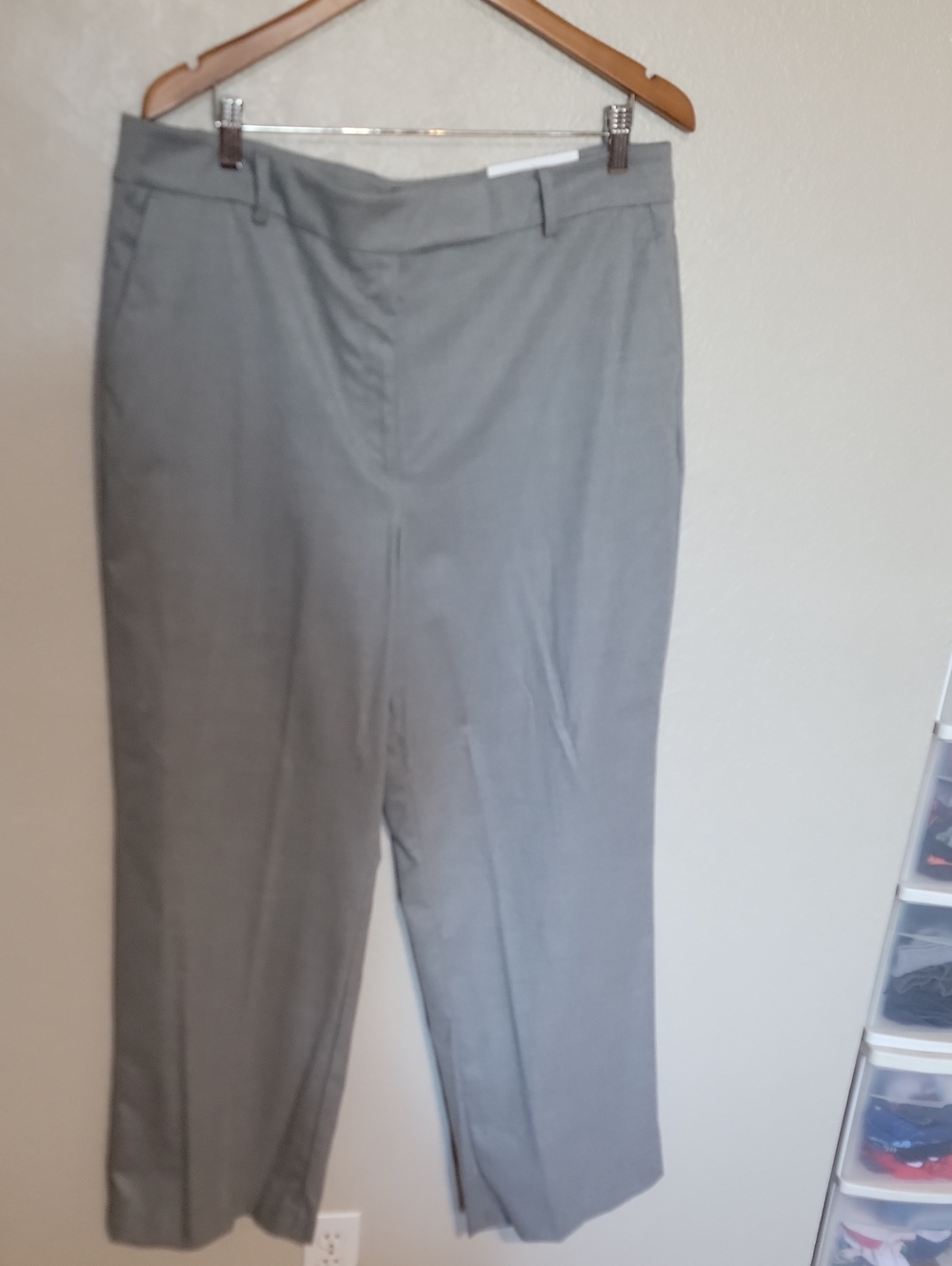Ann Taylor Factory Light Gray Dress Trousers